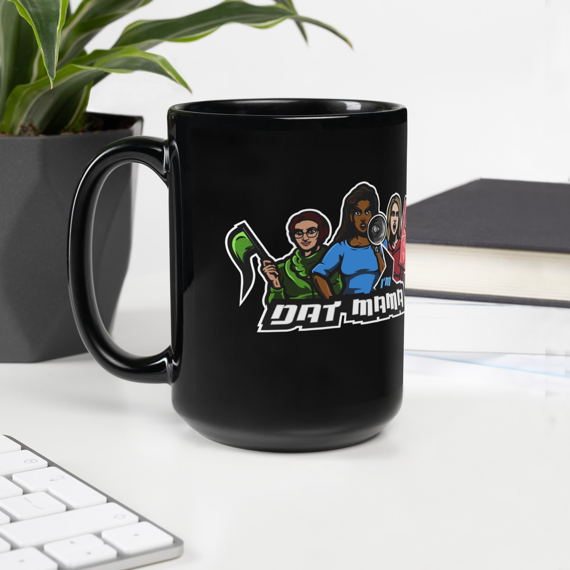 "The Original" Black Glossy Mug