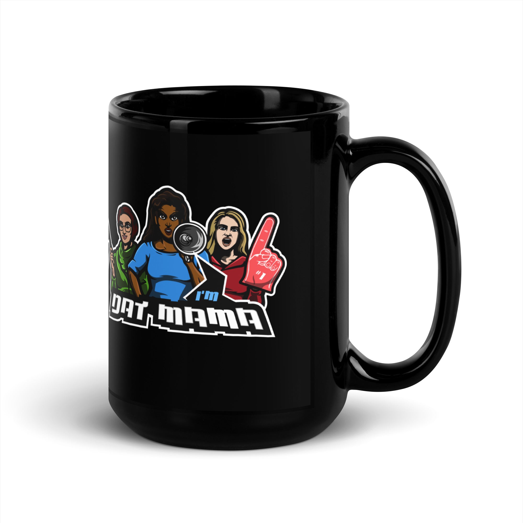 "The Original" Black Glossy Mug