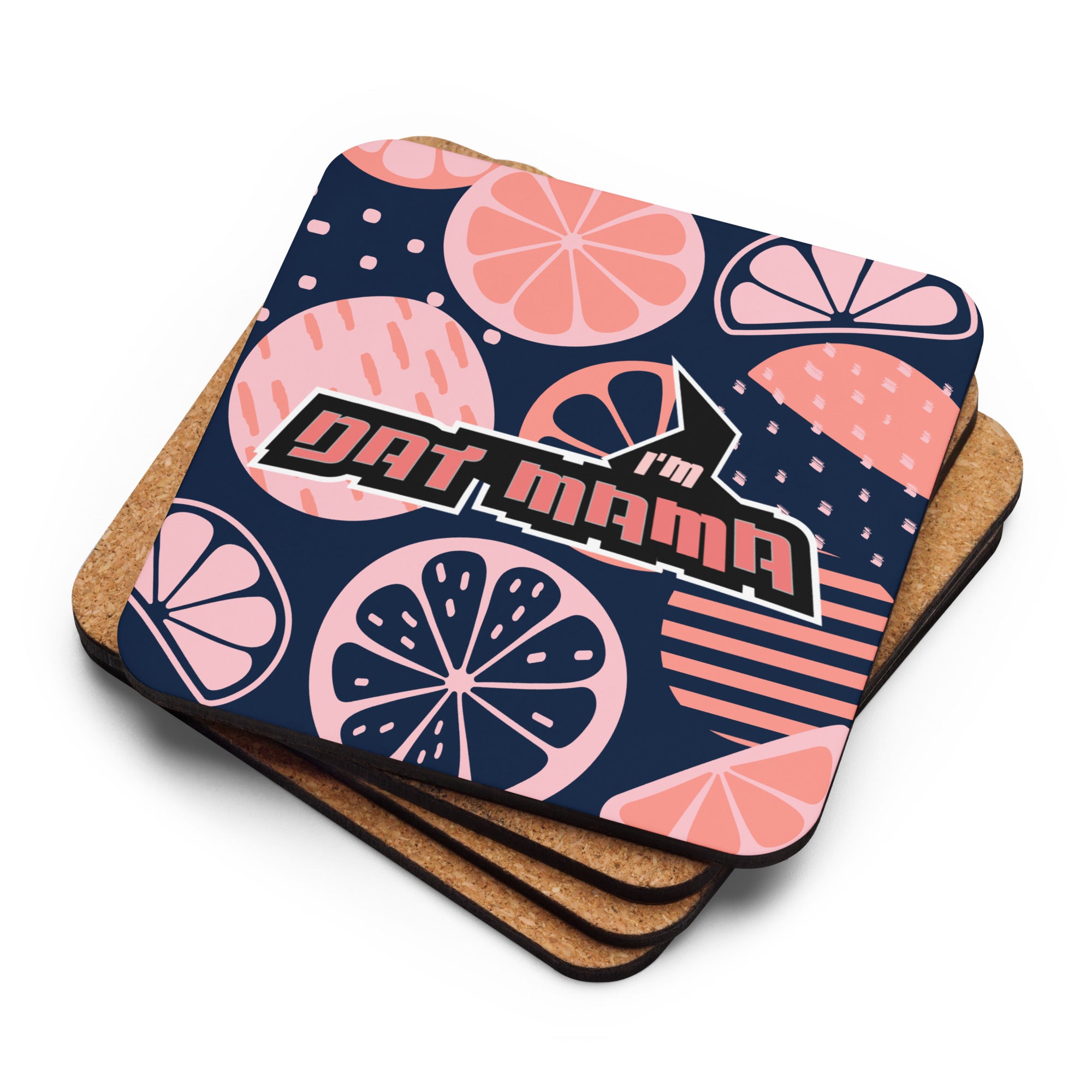 MARK MY WORD! Cork-Back Coaster