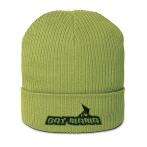 MARK MY WORD! Embroidered Organic Ribbed Beanie