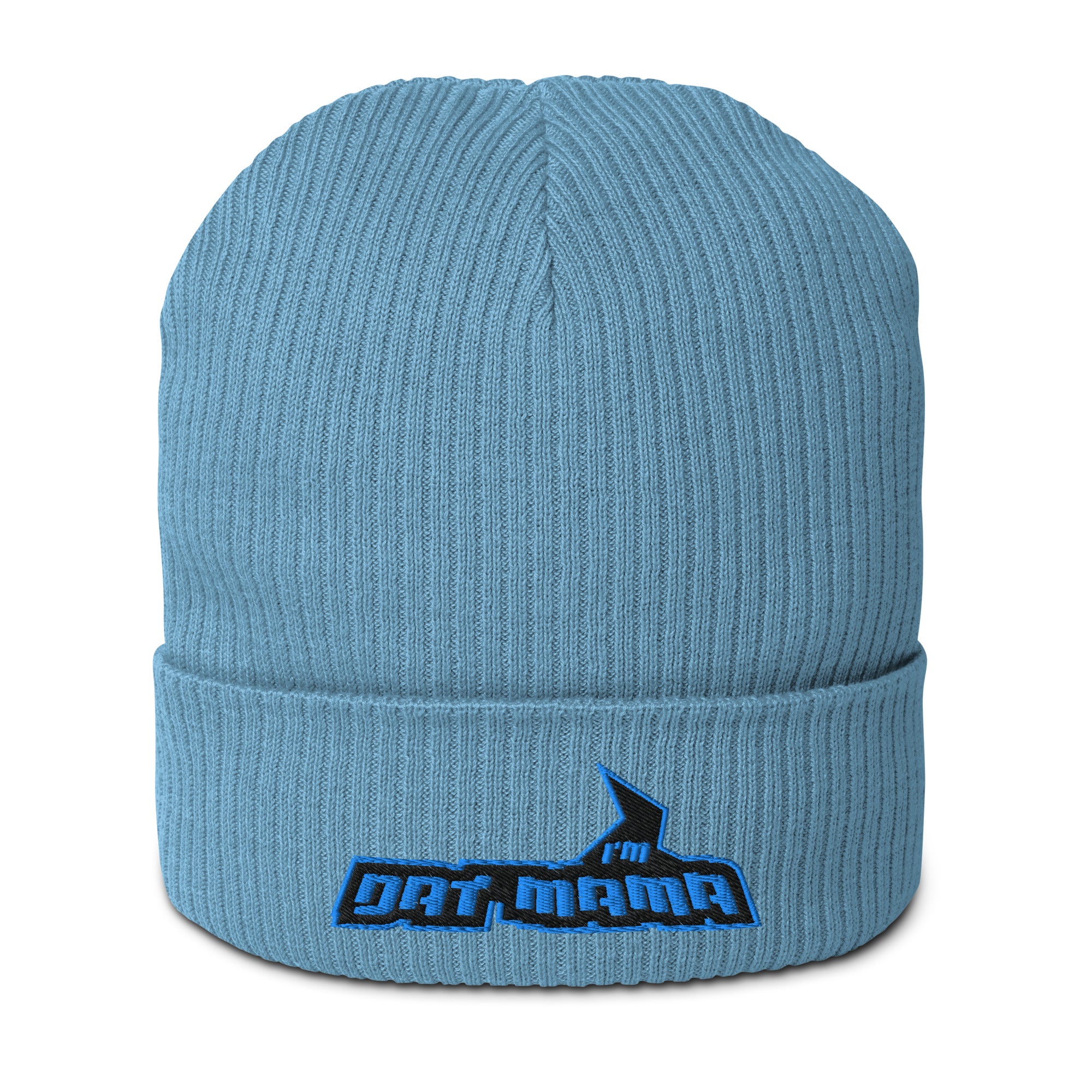 MARK MY WORD! Embroidered Organic Ribbed Beanie