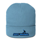 Load image into Gallery viewer, MARK MY WORD! Embroidered Organic Ribbed Beanie
