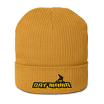 Load image into Gallery viewer, MARK MY WORD! Embroidered Organic Ribbed Beanie
