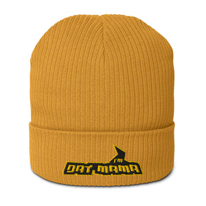 MARK MY WORD! Embroidered Organic Ribbed Beanie