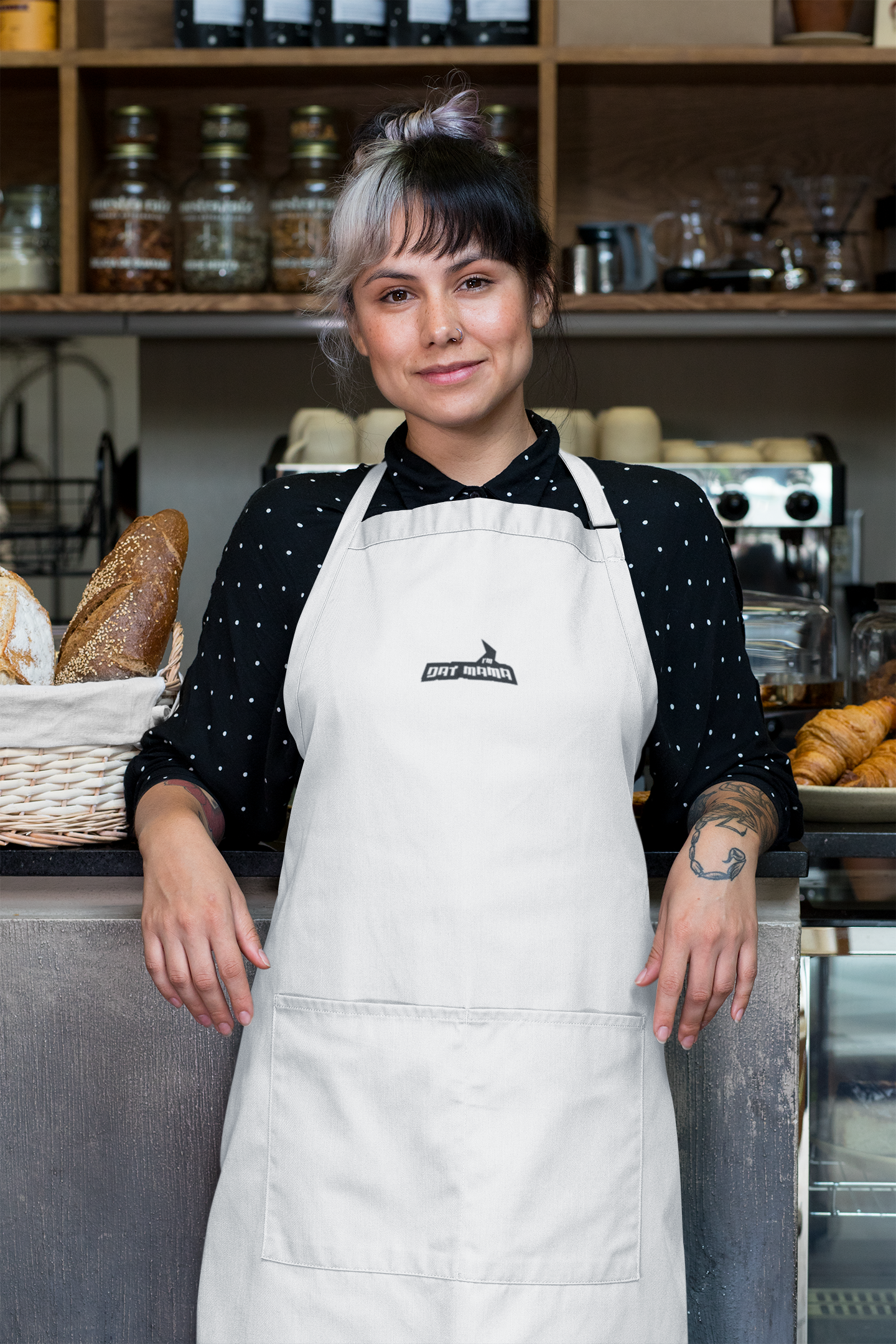 MARK MY WORD! Embroidered Apron