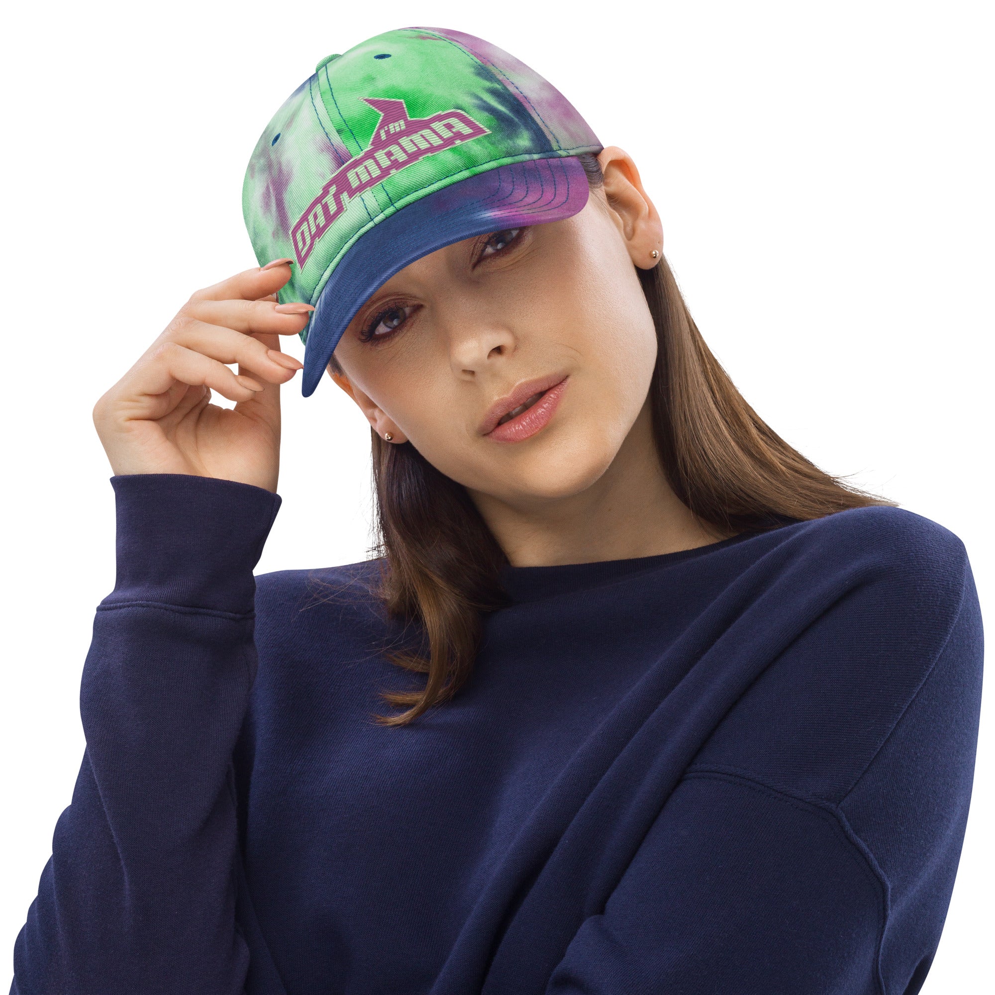 MARK MY WORD! Embroidered Tie-Dye Hat