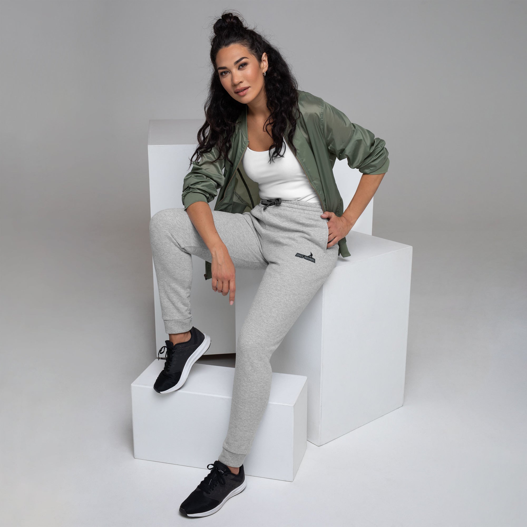 MARK MY WORD! Embroidered Joggers