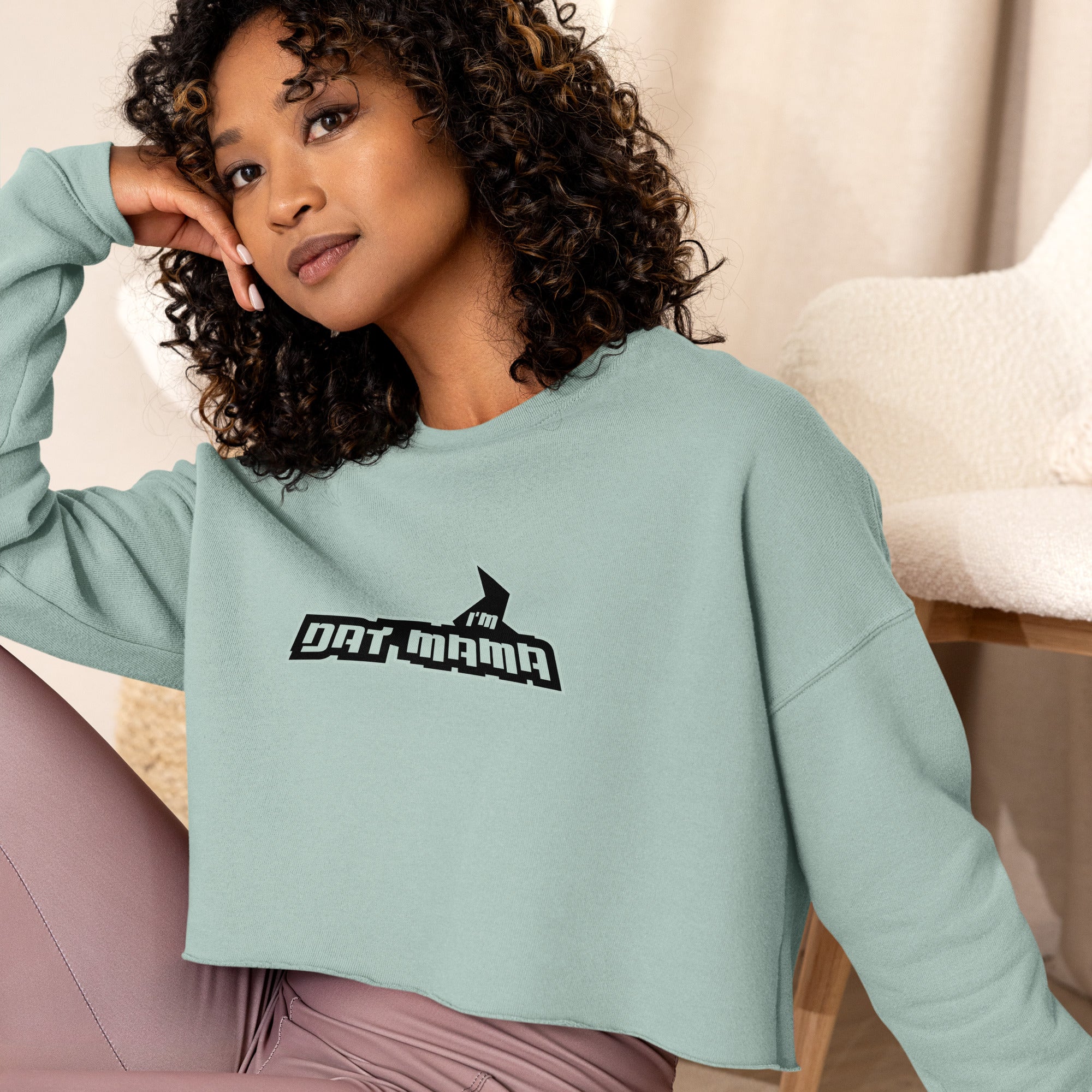 MARK MY WORD! Cropped Sweatshirt