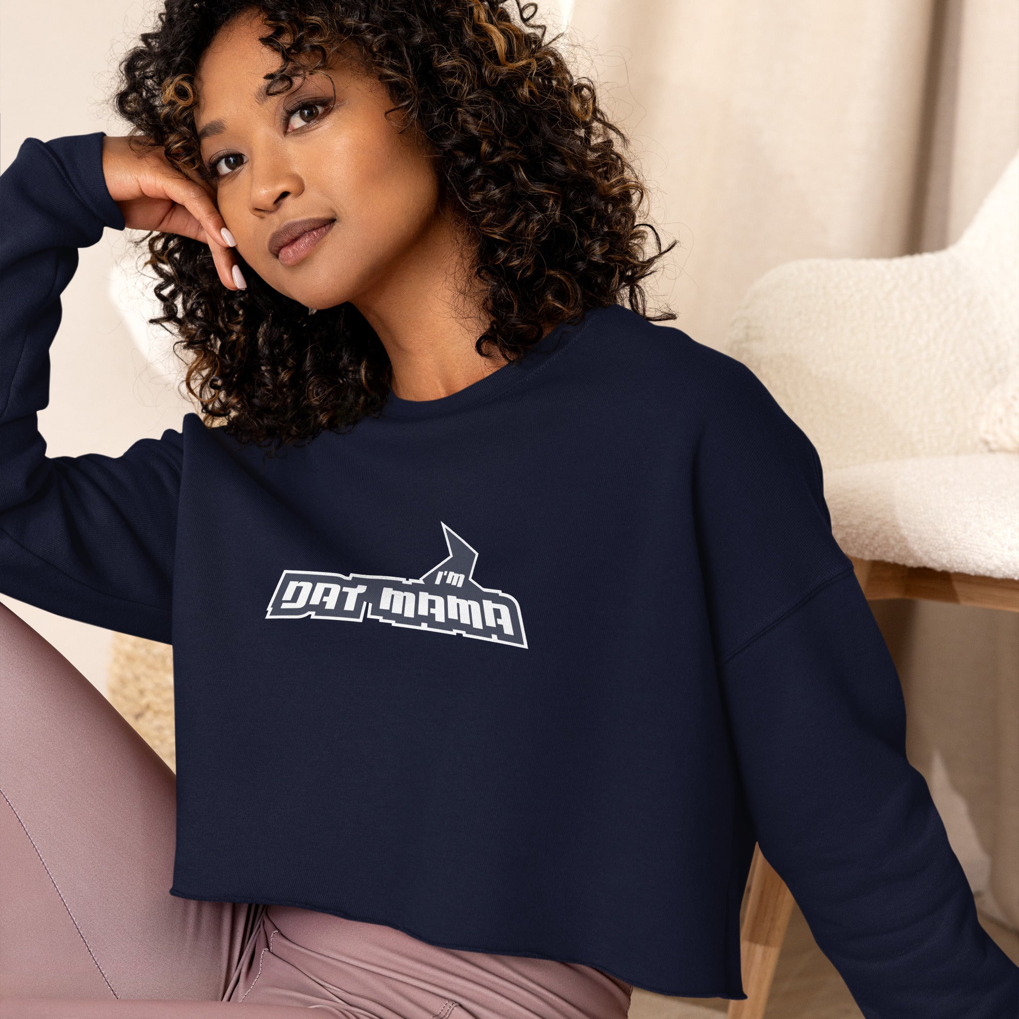 MARK MY WORD! Cropped Sweatshirt